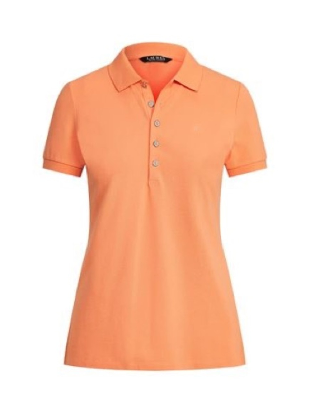 Ralph Lauren Cotton Women’s Short-Sleeve Polo Tee - Peach